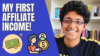 My First Affiliate Income! | How I Started Affiliate Marketing #shorts