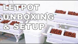 LETPOT Smart Planter Hydroponics Kit Unboxing and Setup