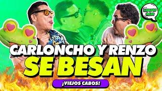 CARLONCHO Y RENZO SE BESAN | SIN LENGUAS EN LOS PELOS