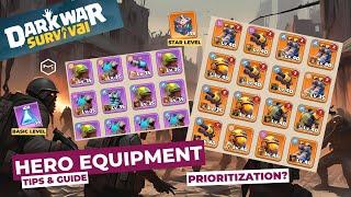 Dark War Survival: Hero Equipment Guide & Best Tips