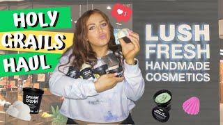 HUGE LUSH COSMETICS HAUL | HOLY GRAIL FAVORITES AND NEW PRODUCTS!