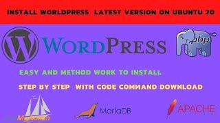 how to install wordpress on ubuntu 20 