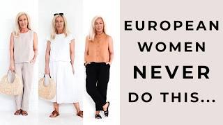 7 Things European Women NEVER Do for Summer Fashion