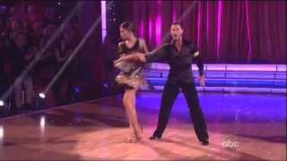 Val Chmerkovskiy & Zendaya dancing Cha-cha-cha on DWTS 4-22-13