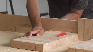 Woodworker builds a privacy screen