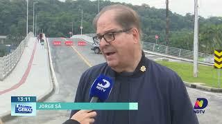 Ponte que liga os bairros Bucarein e Boa Vista é inaugurada em Joinville