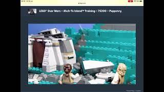 LEGO-Star Wars-Ahch-To-Island-Training-75200-Puppetry