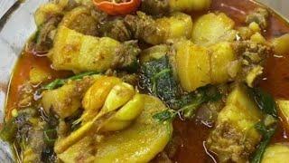 Pork Recipe in Malayalam|Naga Style Bamboo Pork Curry |গাহরি meat recipes |pork gravy curry