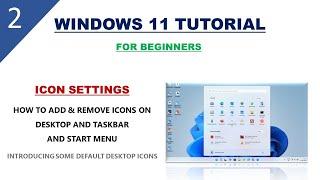 Icon settings in depth | Windows11 Tutorial - 02