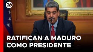  VENEZUELA | El CONSEJO ELECTORAL ratificó a MADURO como PRESIDENTE