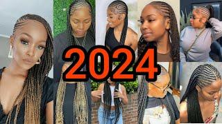 Latest and trendy cornrows braids styles | Braids Hairstyles for black ladies 2024| hairstyles