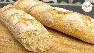 Only 1 hour to get this crispy baguette.