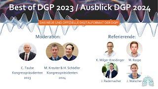 BEST OF DGP 2023 / Ausblick DGP 2024 – HIGHLIGHTS DES PNEUMOLOGIE-KONGRESSES 2023