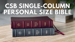 Calfskin CSB Single-Column Personal Size Bible – Full Review