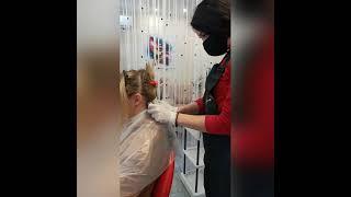 Покрасить волосы и подстричься КАРЕ | Dye and cut your hair | Салон красоты La Familia salon Бровары