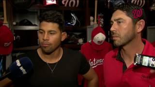 Adrian Sanchez talks about his big night at the plate