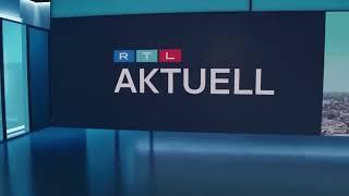 Peter Kloeppel und Katja Burghardt unterwegs vom Alten Studio ins neue RTL - Nachrichten Studio.