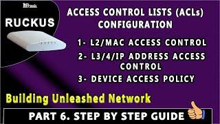 RUCKUS Access Control Lists ACLs Configuration, Access Control Policy, Access Permissions