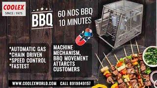 FASTEST KEBAB AND BBQ GRILLER ,MOST ATTRACTIVE BARBECUE MACHINE FOR MOBILE TRUCKS AND RESTAURANTS.