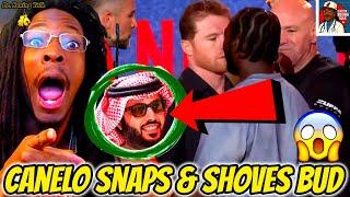 CANELO SHOVES CRAWFORD & BEGS TURKI ALALSHIKH FOR SMALL RING!  Is He Getting NERVOUS?!