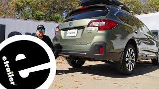 Install: etrailer Trailer Hitch Receiver on a 2018 Subaru Outback Wagon