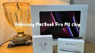 Macbook pro M2 Chip 2023 unboxing (space gray)