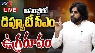 LIVE : Deputy CM Pawan Kalyan Powerful Speech at AP Assembly | TV5 News