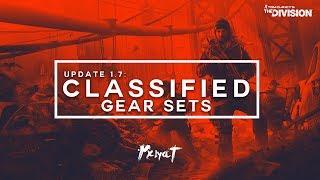 The Division: In-Depth Look At "Classified Gear Sets" (Update 1.7)