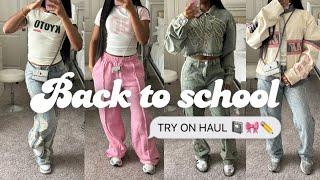 BACK TO SCHOOL *TRY ON HAUL* | fashion nova , PLT  , Zara & more