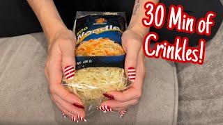 ASMR * Rebekah’s Custom Video! * Crinkling Noodle Bags! * No Talking * ASMRVilla