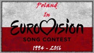 Poland in Eurovision - My top/ Polska na Eurowizji - Mój ranking; 1994-2016