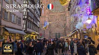 Strasbourg France Walking Tour 4K