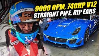 Ferrari 599XX Evoluzione: 740hp V12 Straight Piped Hearing Loss