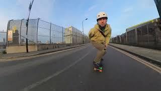 Urban Surfing in London! | Epic Landyachtz Dinghy Cruise through Stratford Streets 