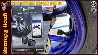 FOBO Bike 2 Tire Pressure Monitoring System Install, Review, Test Ride | 2019 Yamaha Tracer 900 GT