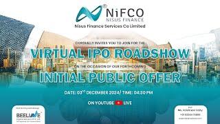 IPO Meet - Nisus Finance Services Co Limited