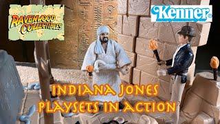 Vintage Kenner Indiana Jones Playsets In Action