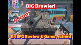 wot Blitz 114 SP2 Review & Game Action in 4K! OP?? wotb WoT Blitz