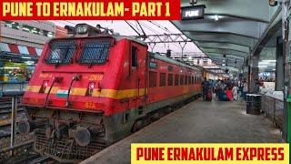 PUNE to ERNAKULAM || Full Train Journey- PART 1 || Train No. 22150 Pune Ernakulam Poorna Express!!