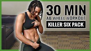 30 Min Ab Wheel Workout to Burn Belly Fat