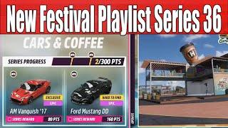 Forza Horizon 5 Festival Playlist Series 36 Horizon Cars & Coffee New Aventador, new Car Pack