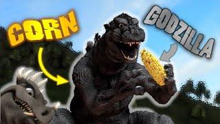 Rare Footage of GODZILLA Eating CORN