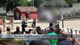 Neo-Nazi group protests Watertown's Pride in the Park