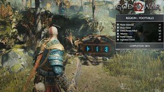 God Of War (2018) - All 8 Collectibles I Mystic Gateway, Ravens, Artefact I Foothills I Guide