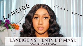 LANEIGE VS. FENTY LIP MASK || WHICH IS BETTER?? || HONEST COMPARISON & REVIEW! WATCH BEFORE BUYING!