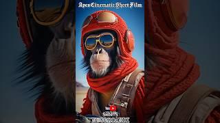 Monkey Madness: Red Knitted Motorcycle Helmet Adventure #shorts