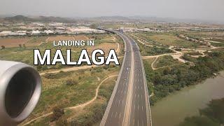 MALAGA LANDING - MALAGA SPAIN 4K