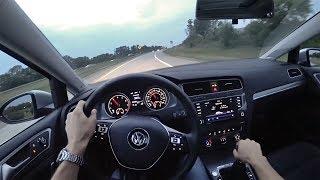 2017 Volkswagen Golf Alltrack TSI SE Manual Wagon - POV Sunset Drive (Binaural Audio)