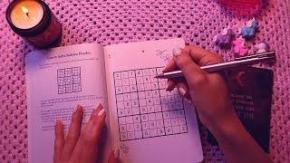 ASMR Sudoku Puzzle  | Close Whispers - Cozy & Calming 