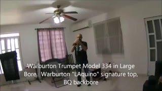 Luis Aquino Playing his Warburton Trumpet